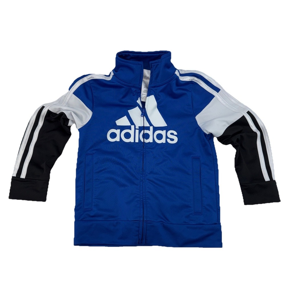 Adidas Blue Jacket Coat Youth Boy's Children Sz 4T